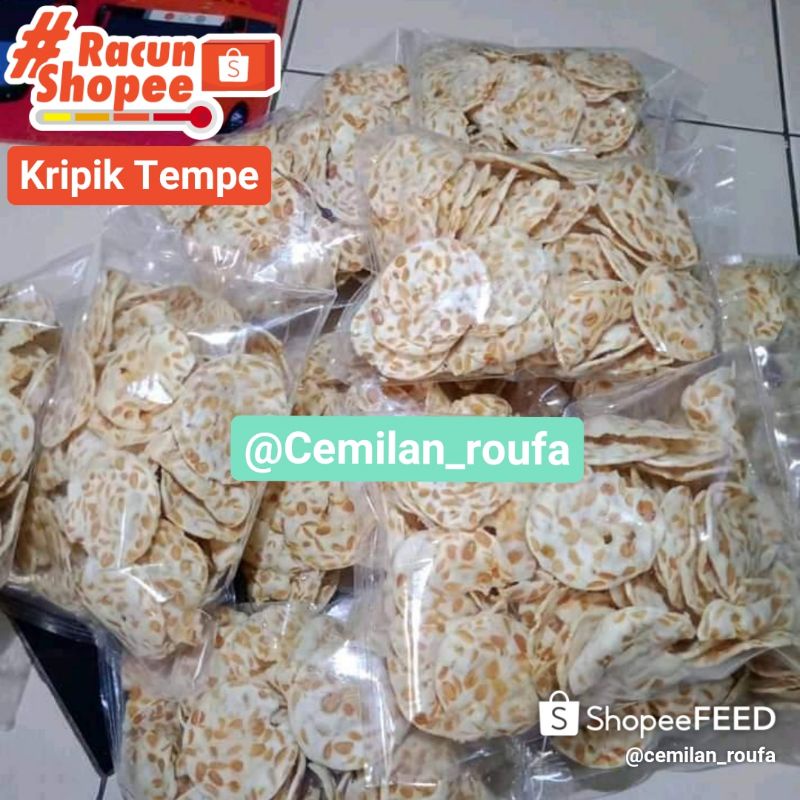 

Keripik Tempe 500gr / keripik tempe sagu / keripik tempe gurih