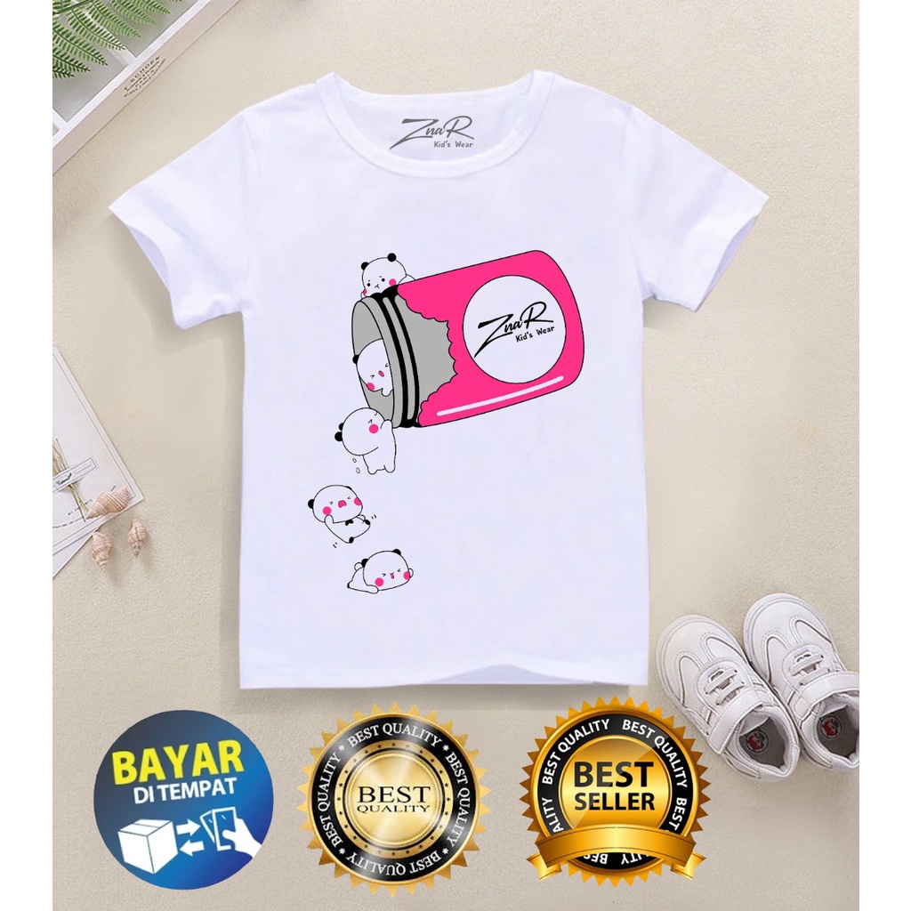SALE 12.12 Baju kaos anak lengan pendek 0-5th ZNAR  / unisex