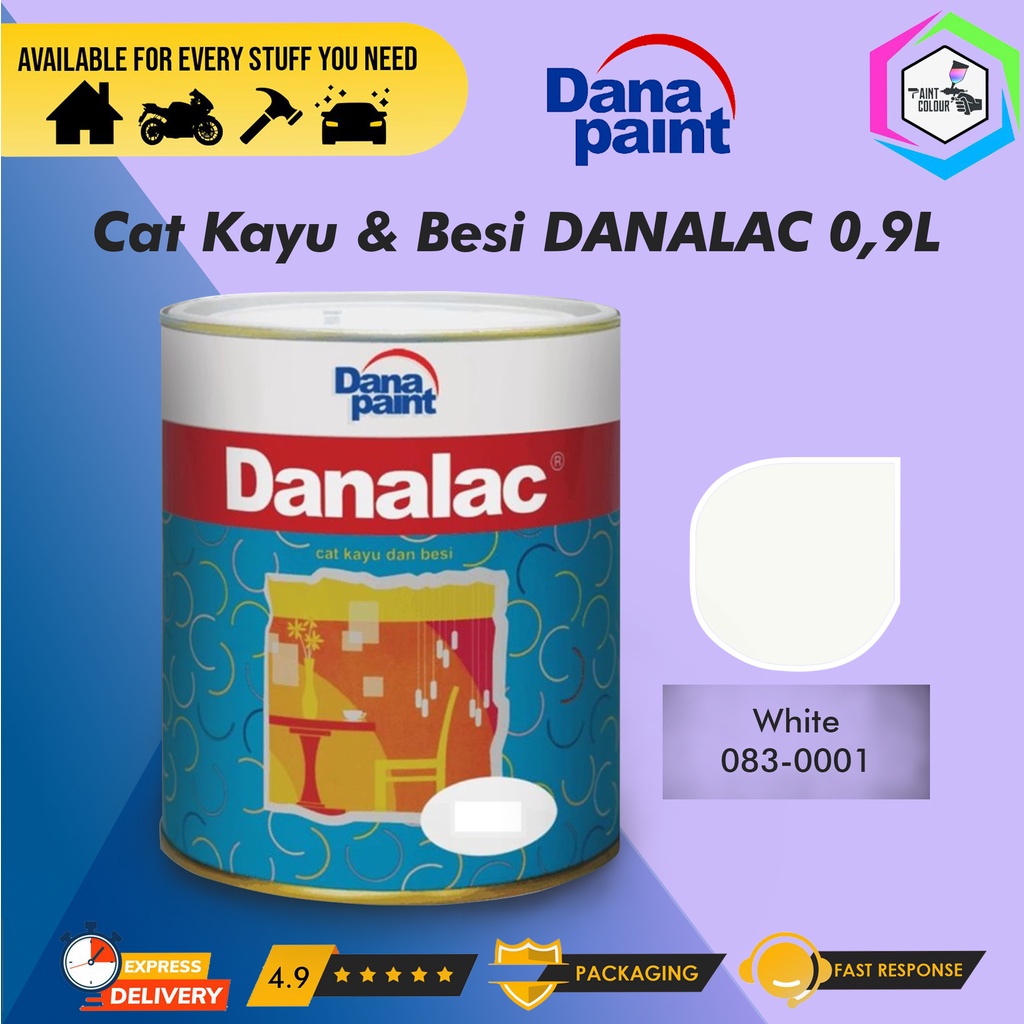 Cat kayu Dan Besi DANALAC White 083 - 0001