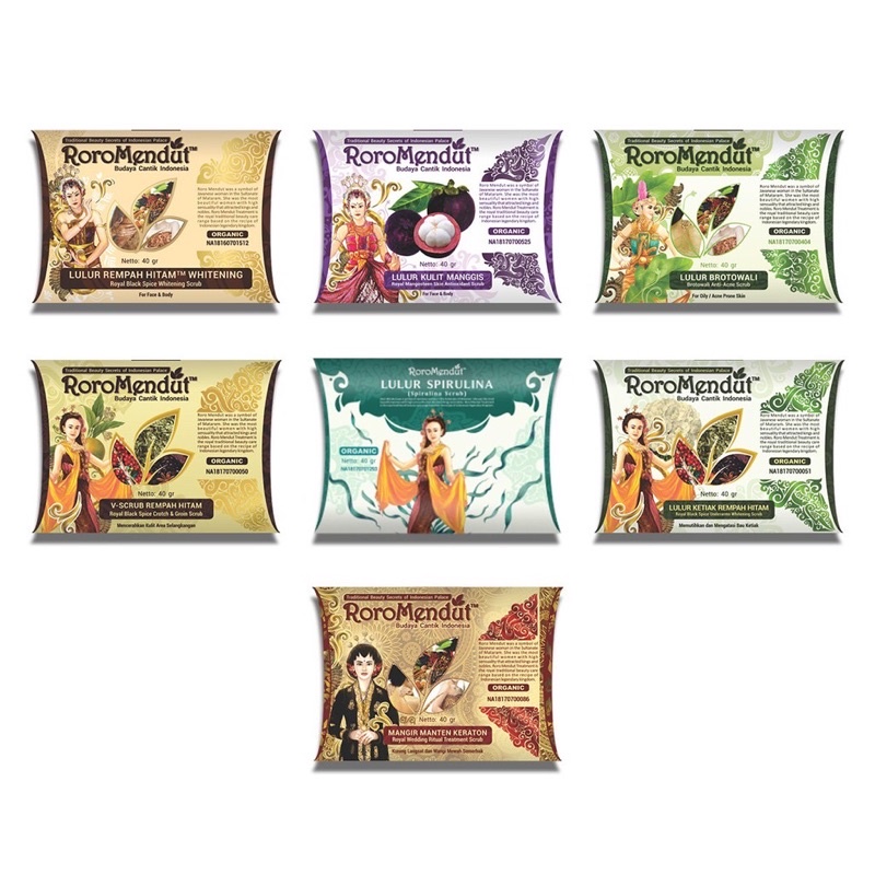 Roro Mendut Lulur / Masker roro mendut /Lulur Ketiak / Lulur V Scrub / Lulur manten / Lulur payudara