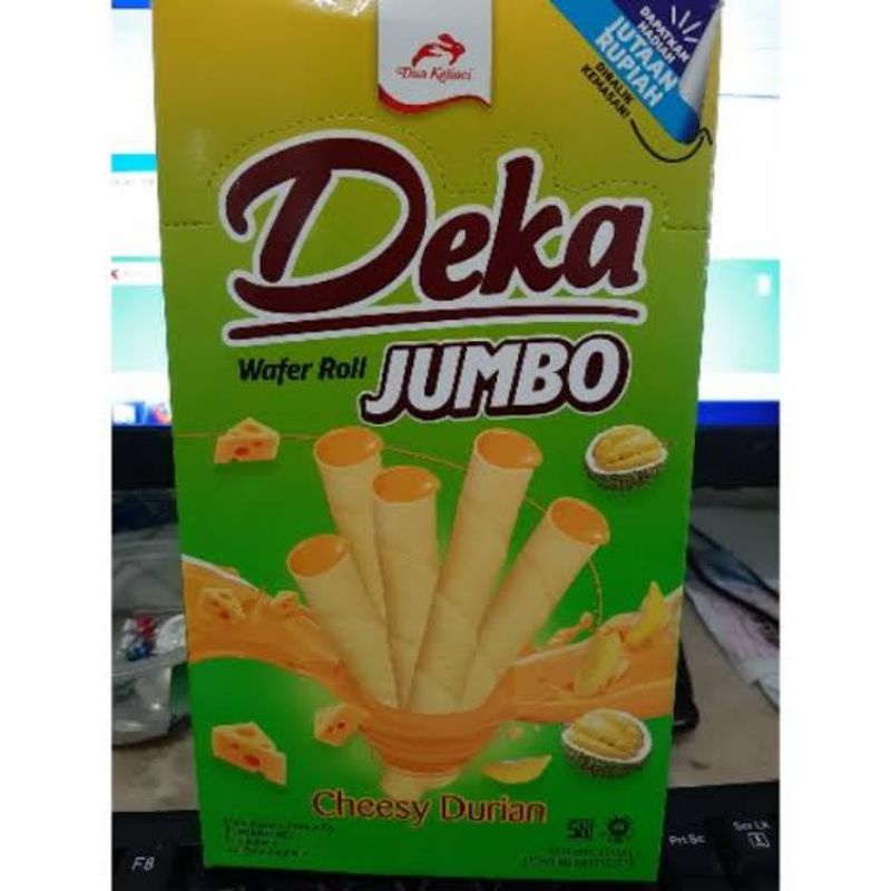 

Deka roll jumbo durian wafer astor chees box