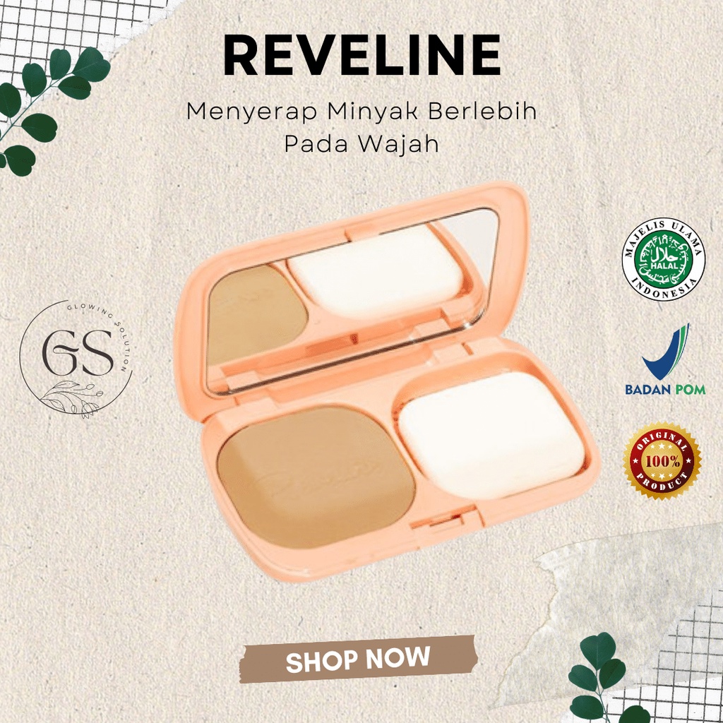 REVELINE Brightening Two Way Cake | Bedak TWC (100% ORIGINAL & BPOM)