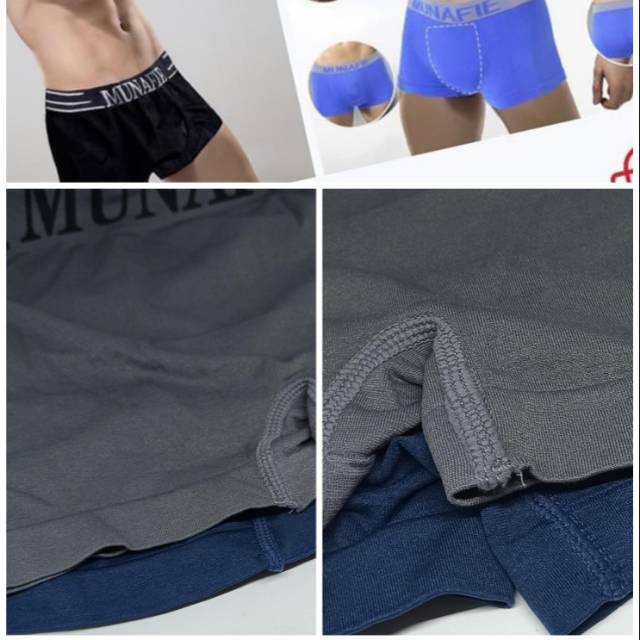 Celana Dalam Boxer nyaman Pria Kolor CD Underwear Man Daleman Cowok Laki Munafie orginal asli