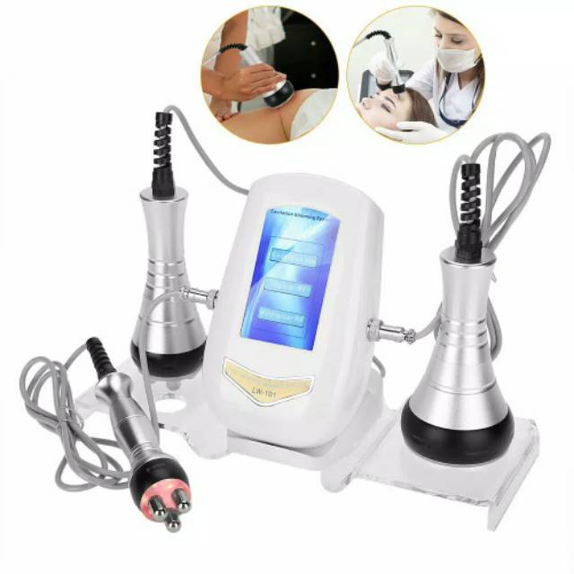 Radio frequency rf slimming machine 3 in 1 wajah badan 40k burn fat pelangsing tubuh hilangkan kerut