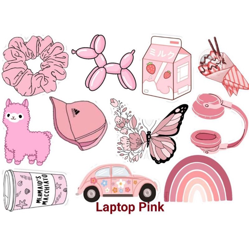 

STICKER LAPTOP TEMA WARNA MERAH MUDA PINK AESTHETIC