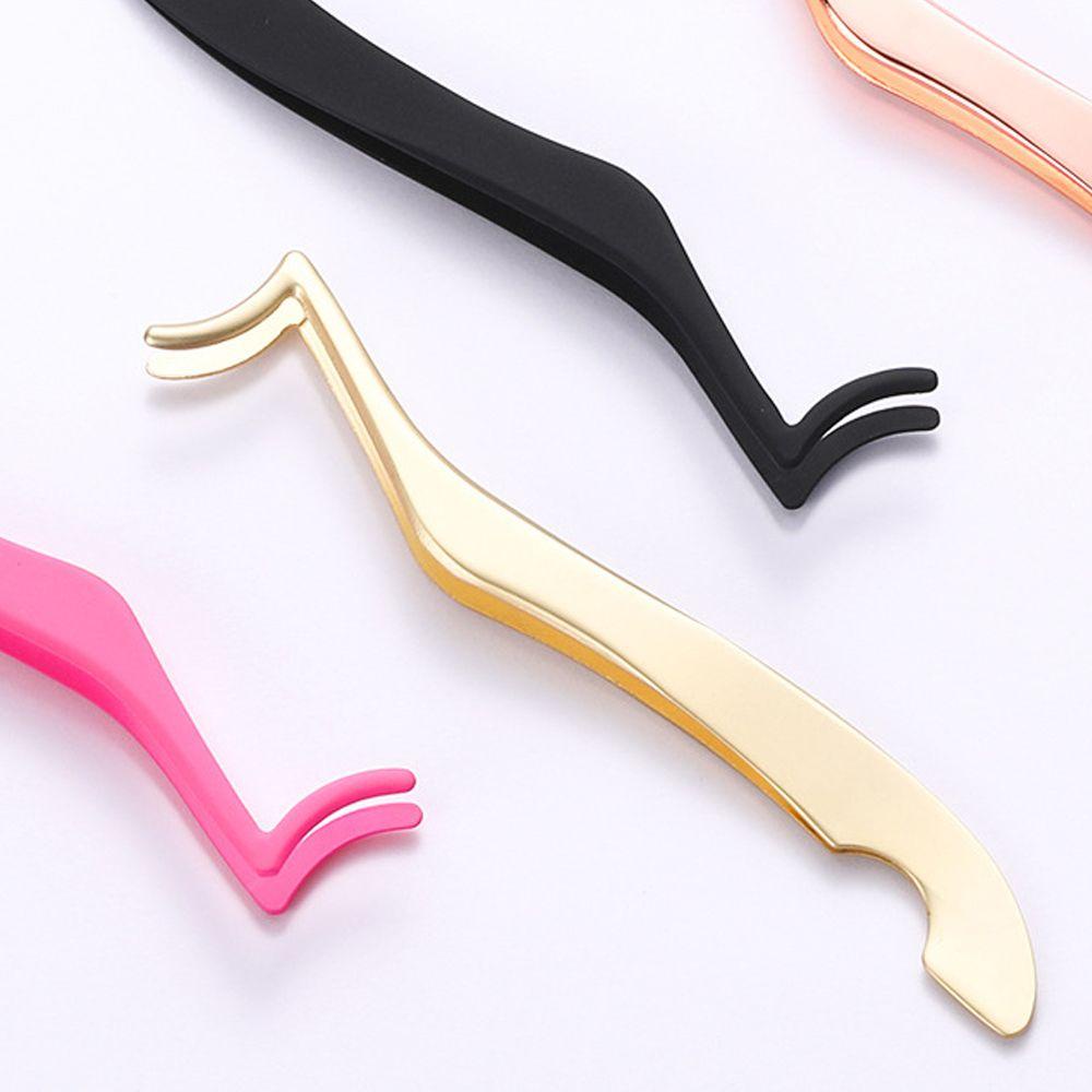 R-flower Alat Aplikator Bulu Mata Palsu Forceps Curler Nipper Makeup