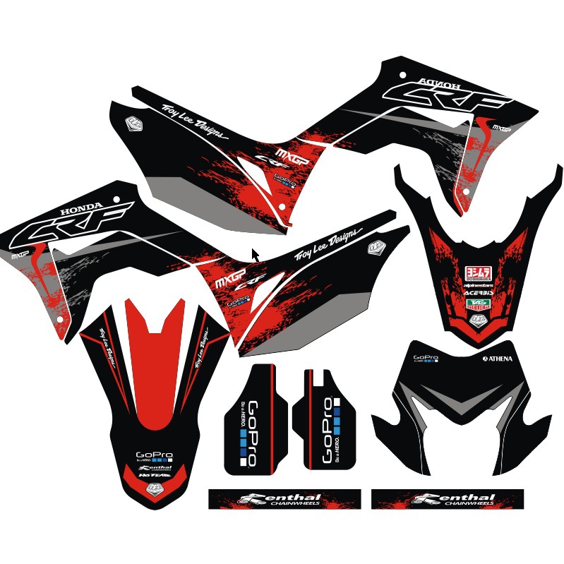 Sticker DECAL CRF 150 L Bisa Custom Stiker Honda CRF 150 L  (17)