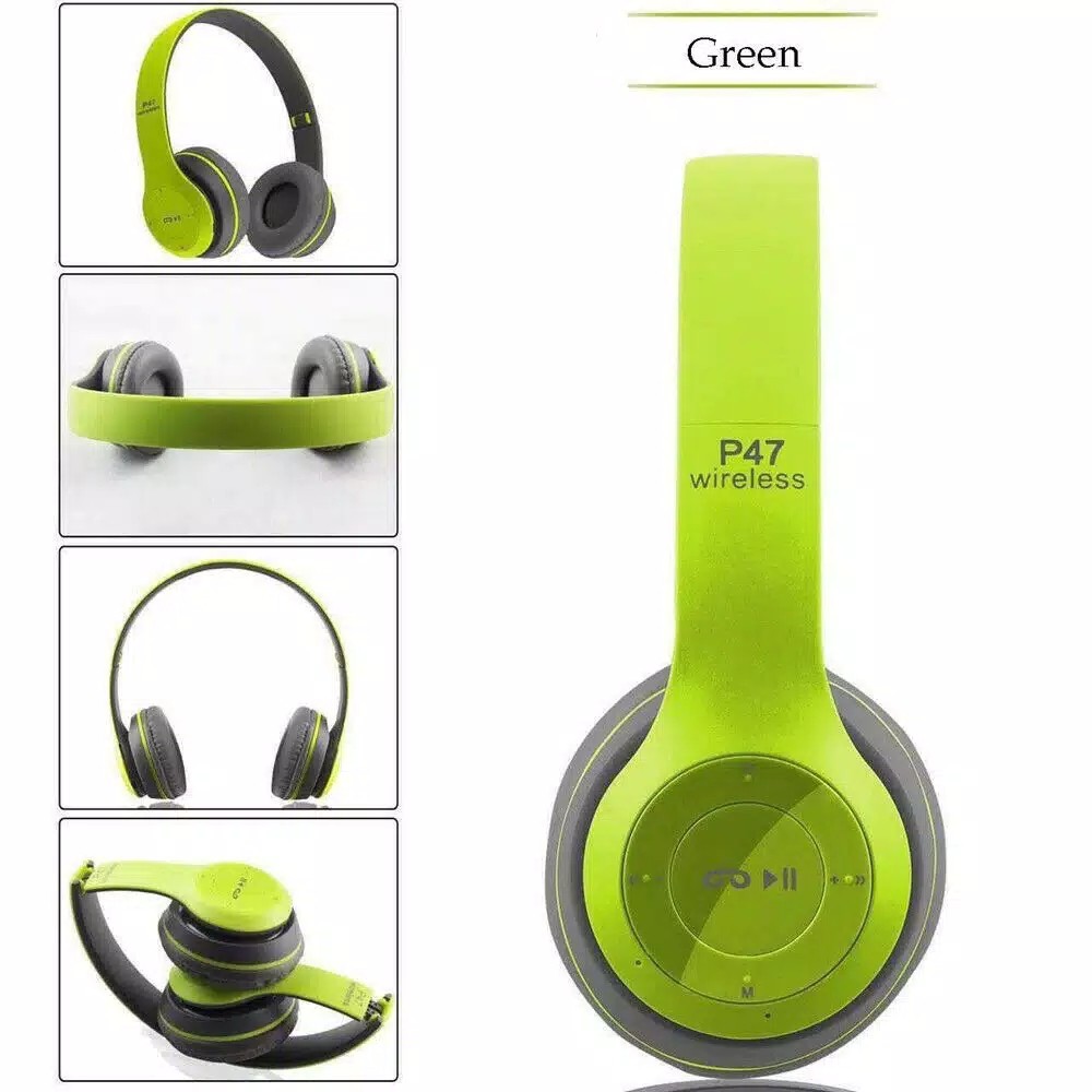 Headphone P47 Wireless Stereo 5.0+EDR free Kabel AUX