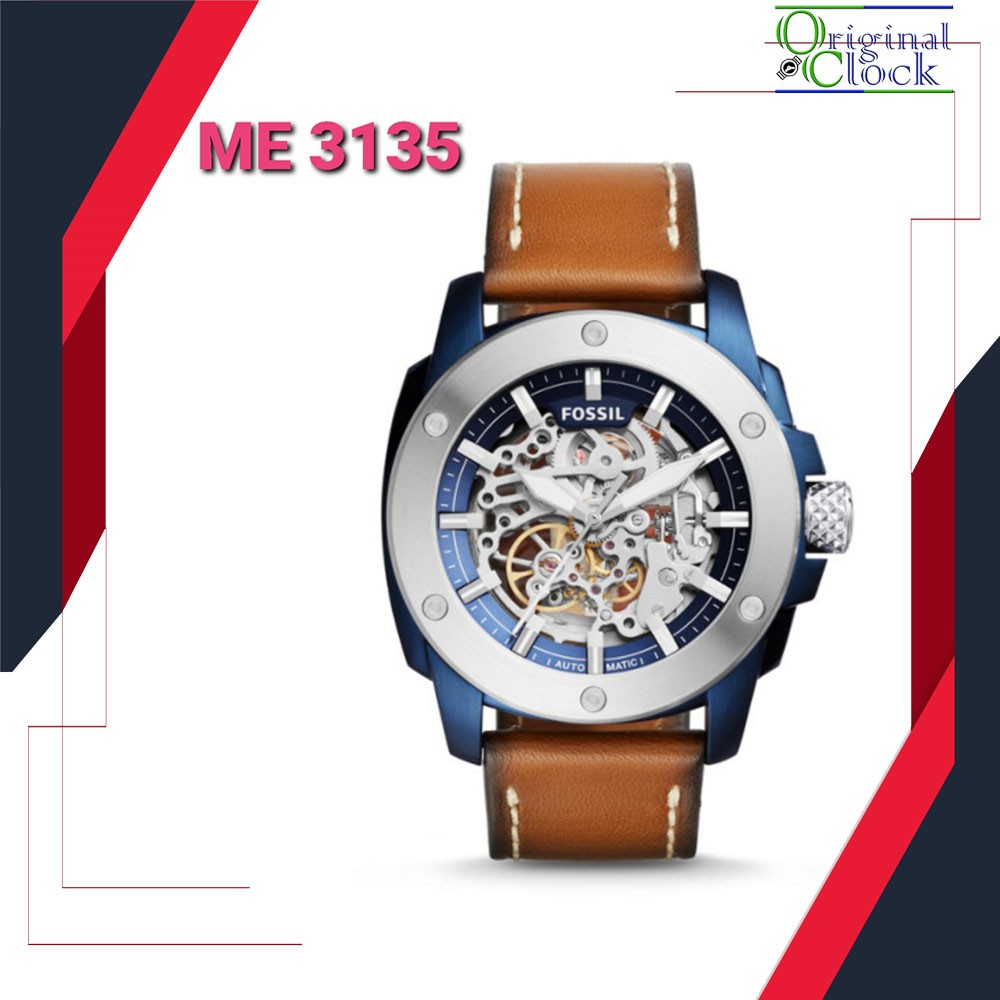 JAM TANGAN PRIA WANITA | RANTAI | KULIT | KARET | MURAH | PRIA SPORT [F0*SIL ME3135]