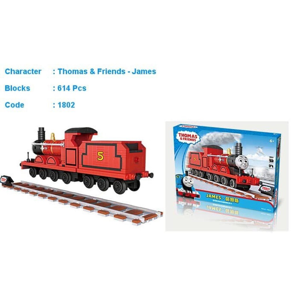 Jual Thomas and Friends Loz Brix - James (1802) Diskon