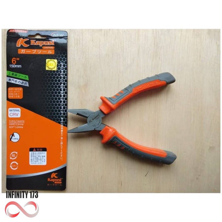 TANG KOMBINASI KAPUSI 6 INCH INFJ