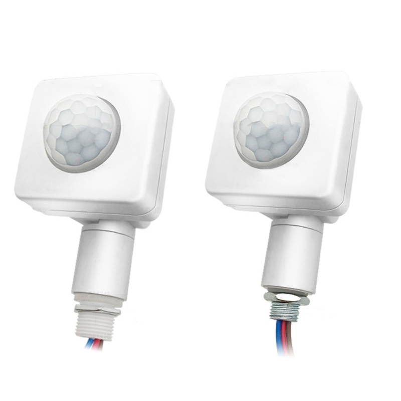 Zzz Saklar Lampu Sensor Gerak Infrared PIR Adjustable AC85-265 Untuk Rumah / Outdoor