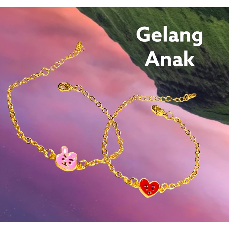 gelang anak cocok untuk anak SD DAN SMP//perhiasan  pengganti emas