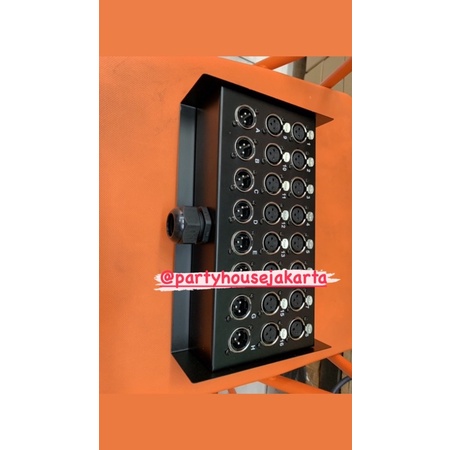 Box snake kabel isi 24 . Box snake 24 channel
