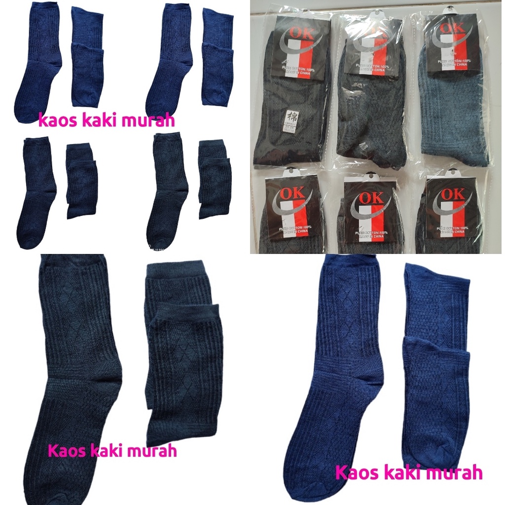 Kaos Kaki Pria Spandex Kaos Kaki Kantoran Kaos Kaki Kerja Kaos Kaki Polos