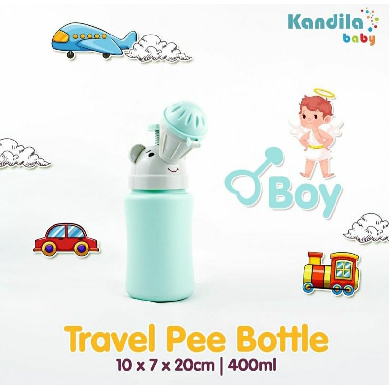 KANDILA Baby Travel Pee Bottle Portable Hygienic Pee Bottle Travel Urinal Potty Botol Pipis Bayi