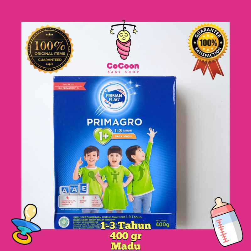 Susu Formula Balita Frisian Flag Primagro 1 400 g 400gr Madu