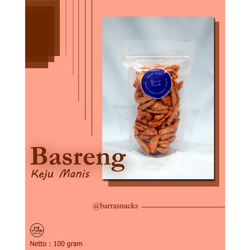 

Basreng Keju Manis Barra Snack *100gram
