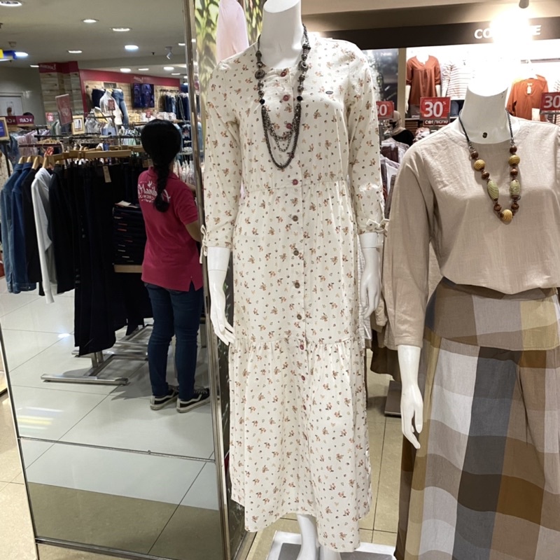 Corniche gardenia dress wanita motif floral  S-XL