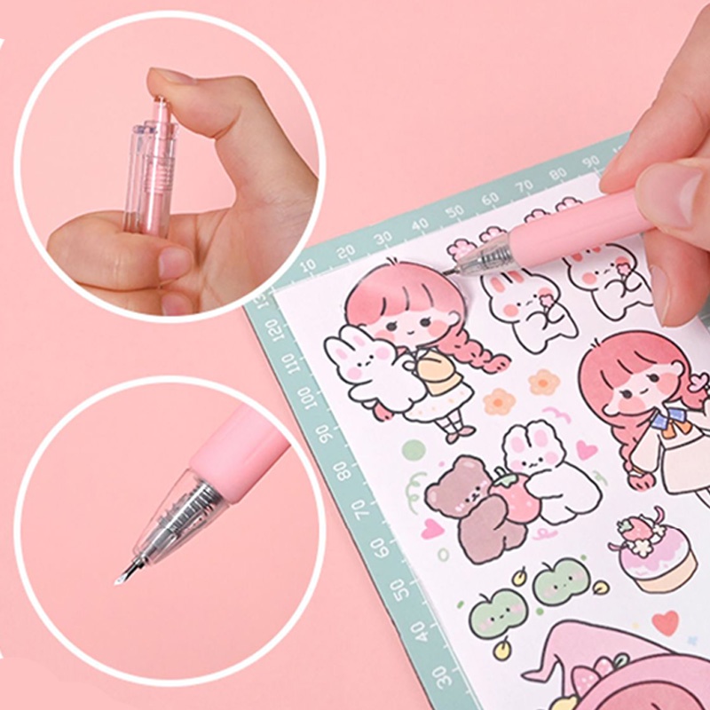 16 Lembar / Set Stiker Kartun Lucu Multifungsi DIY