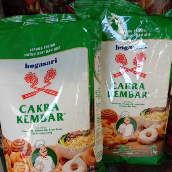 

【TERSEDIA & COD】 Tepung Terigu Cakra Kembar 1kg