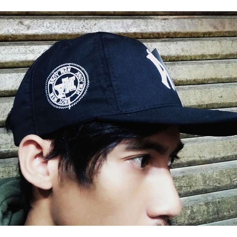 Topi baseball NY Topi gaya Unisex laki-laki dan perempuan bisa pakai