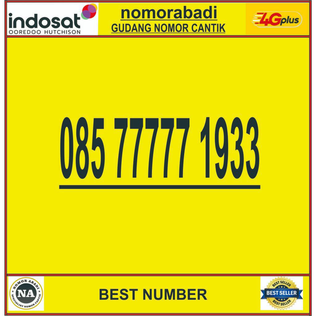 NOMOR CANTIK INDOSAT 4G 1933 H2000