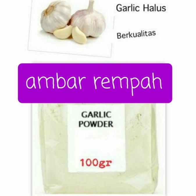 

Bawang putih bubuk/garlic powder 100gram.