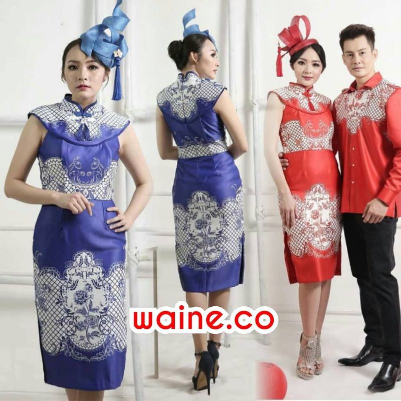 Premium Couple Cheongsam M L XL Import