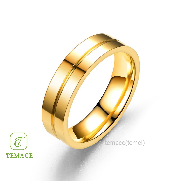 CINCIN TITANIUM COUPLE PRIA WANITA ANTI KARAT ANTI LUNTUR KEREN