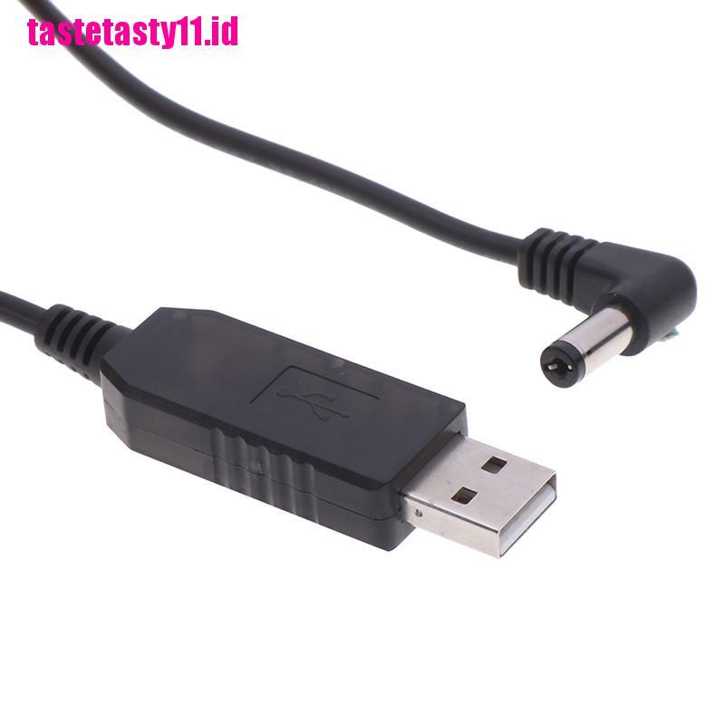 Kabel Konverter Konektor jack step up USB dc 5v Ke dc 9v 12v 2.1x5.5mm