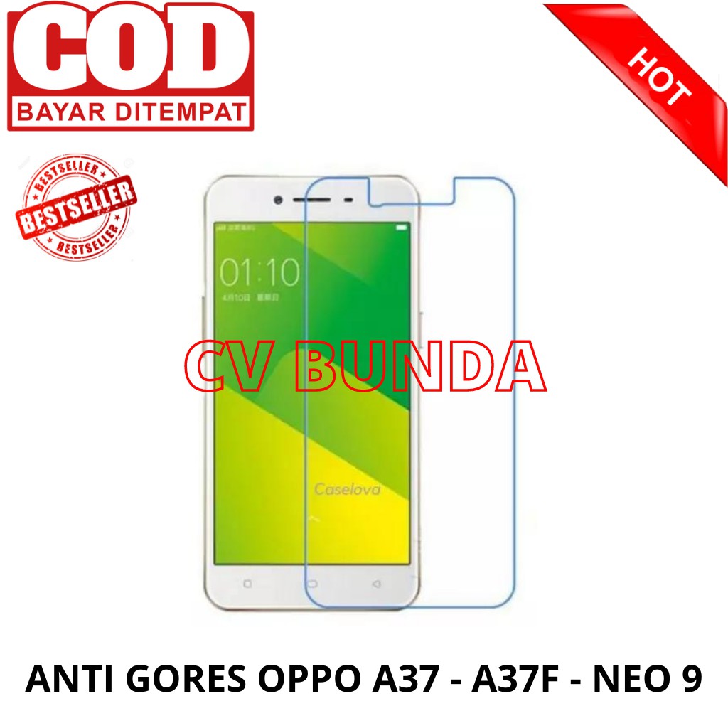 TEMPERED GLASS / ANTI GORES OPPO A37 - A37F - NEO 9