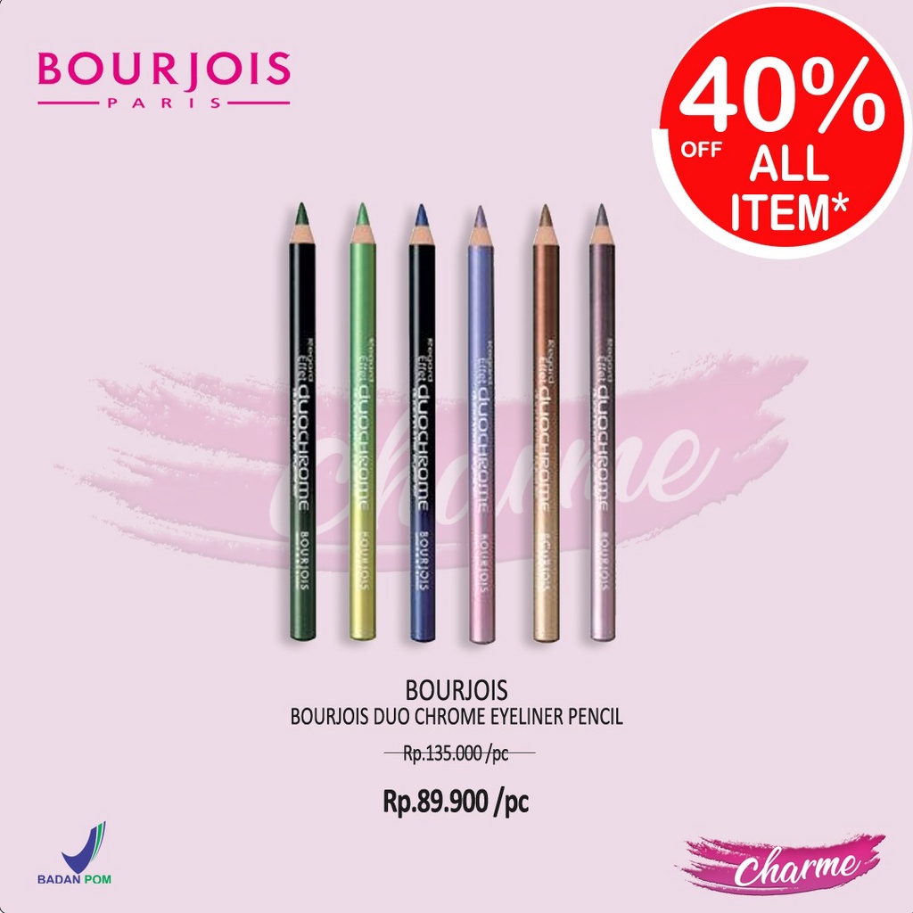 (READY &amp; ORI) Bourjois Duo Chrome Eyeliner Pencil BPOM