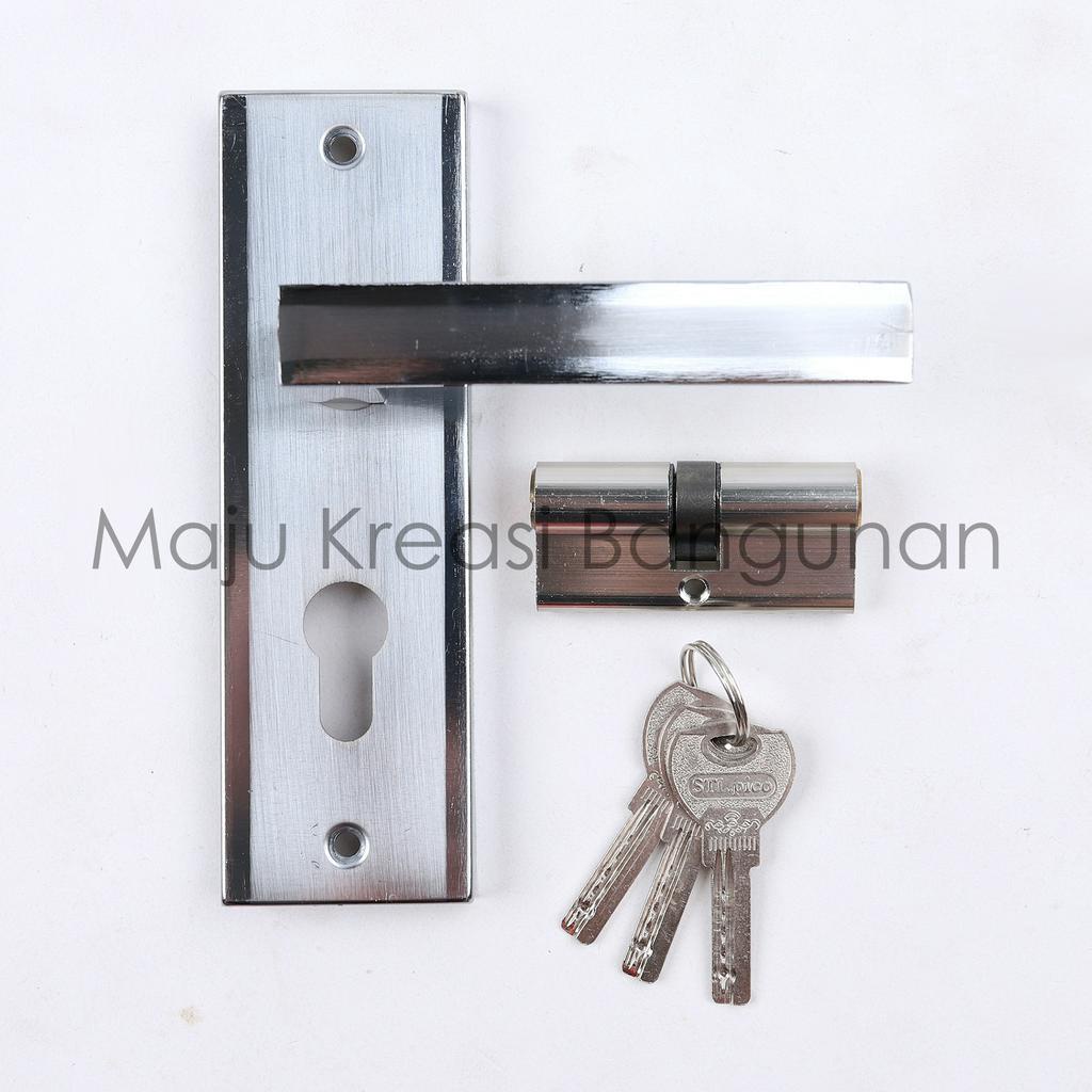 Handle Pintu Rumah Ukuran Kecil Set 3 Anak Kunci MURAH Handel Gagang Granat Stallion JASS VPR