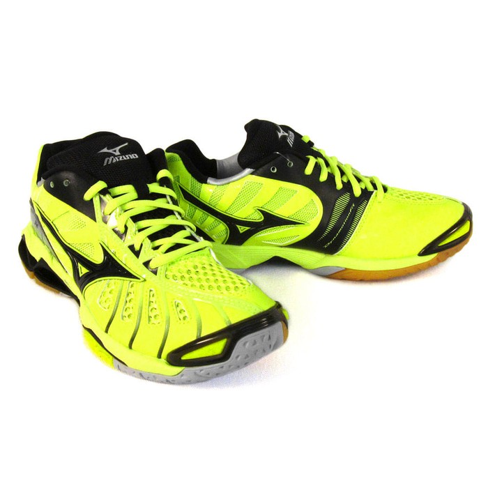 Hot SEPATU VOLLY MIZUNO WAVE TORNADO X - NEON YELLOW ( 100% ORIGINAL )