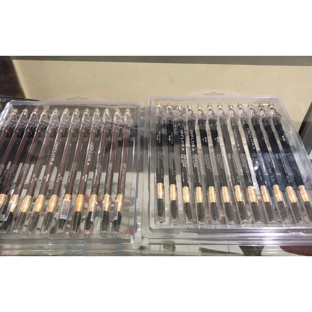 Pensil Alis Eyebrow Implora 2 in 1