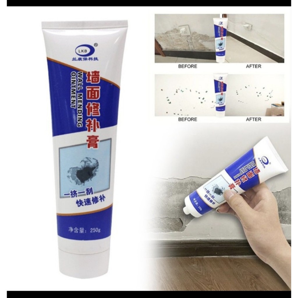 WALL REPAIR CREAM - Wall Reform Cream Pasta Dempul Penambal Perbaikan Dinding Serbaguna