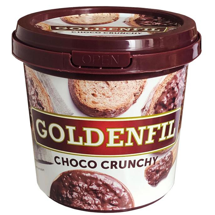 

BEST SELLER GOLDENFIL CHOCO CRUNCHY CHOCOLATE 1KG SELAI COKLAT CRUNCHY GOJEK