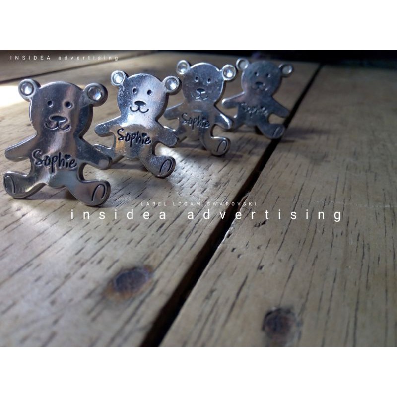 LABEL LOGAM CUSTOM PERMATA