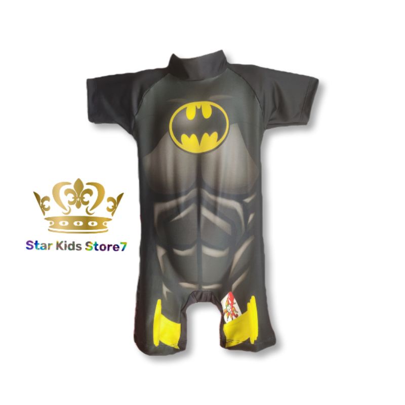 baju renang anak laki laki super hero batman spiderman captain america terbaru