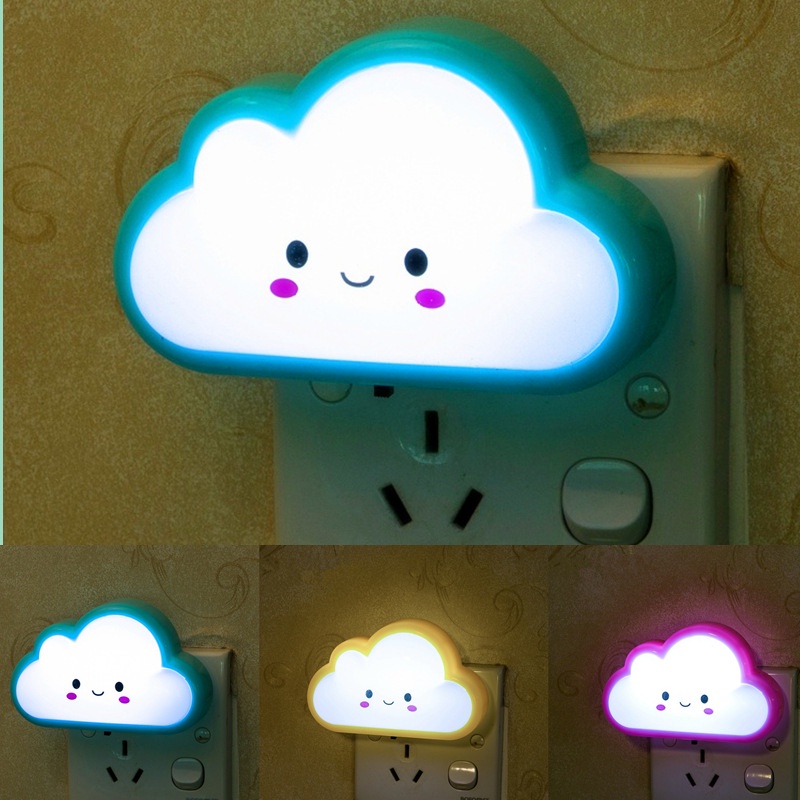 Lampu Led Bentuk Awan Lucu Untuk Kamar Tidur Anak / Dewasa