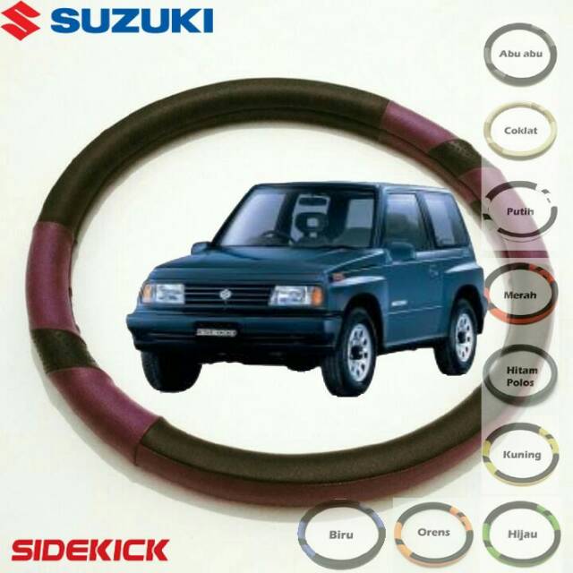 Cover stir mobil suzuki sidekick ungu