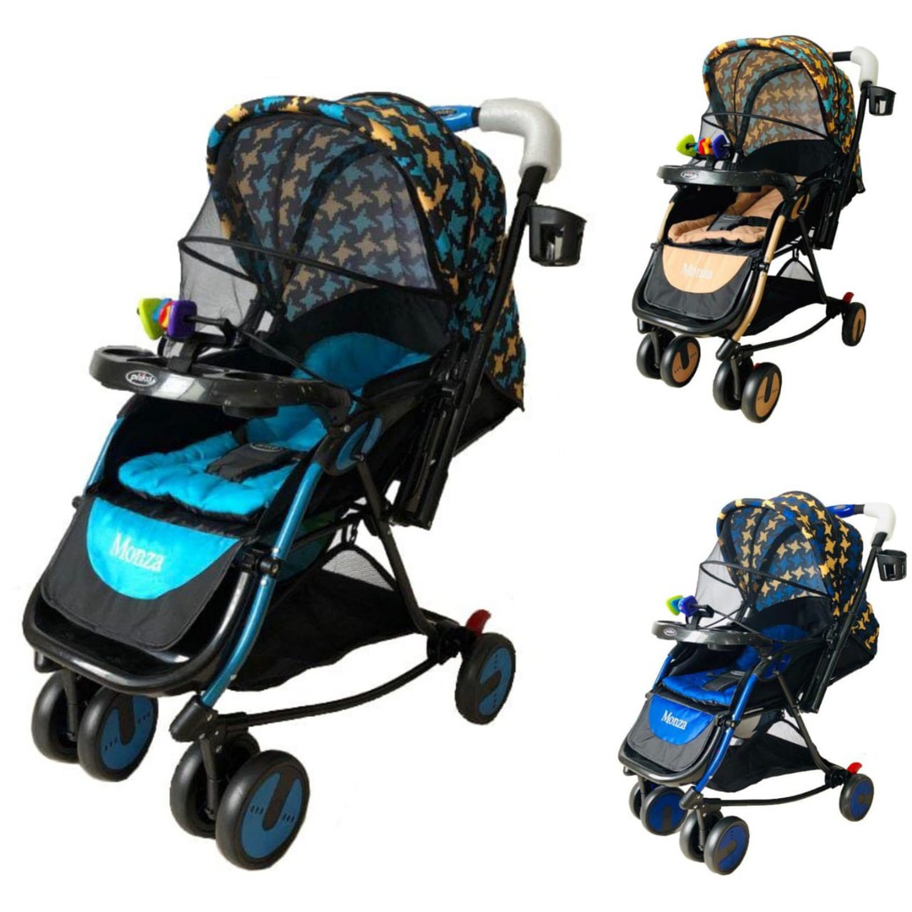 Baby Stroller Pliko Monza Pk388 Dorongan Kereta Bayi Murah Shopee Indonesia