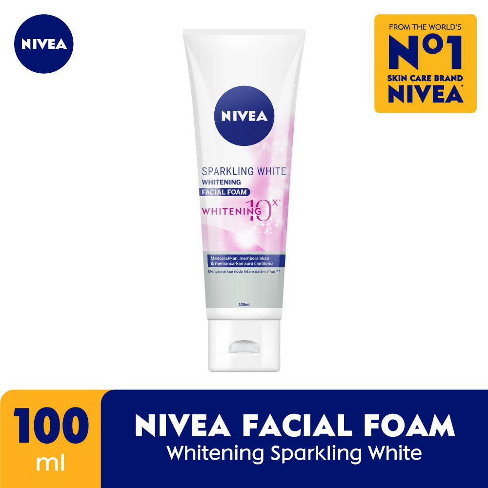 Nivea Sparkling White Whitening Facial Foam | Nivea Hokkaido Rose Whip Foam