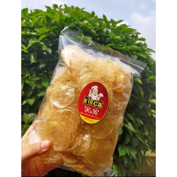 

KIRIPIK KACA KHAS TASIKMALAYA 500GRAM