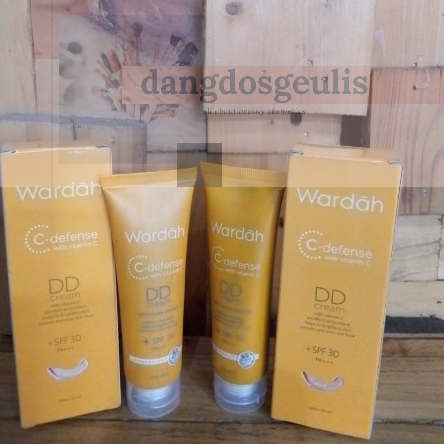 wardah c-defense DD cream/DD Krim/Foundation/tabir surya/fondasion/alas bedak/original/BPOM