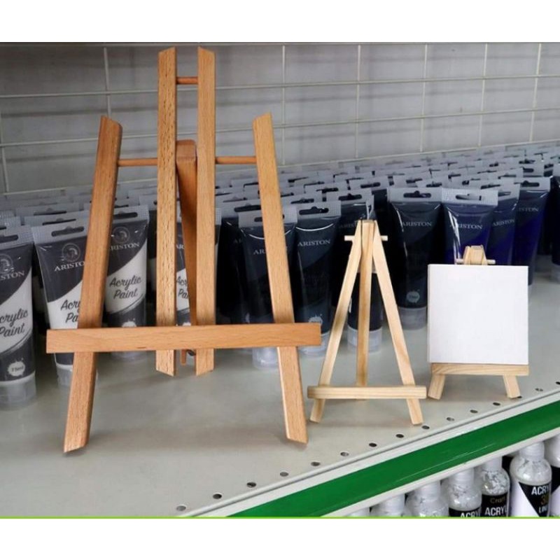 

[BISA COD] Easel lukis / stand Lukis siap Pakai