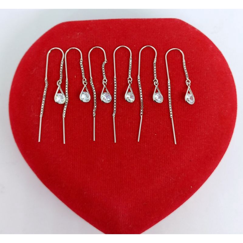 ANTING GIWANG PERAK 925 ASLI LAPIS EMAS/ANTING TUSUK SULAM OVAL MP 1/ANTING ASLI SILVER/ PERHIASAN ANTING FASHION WANITA