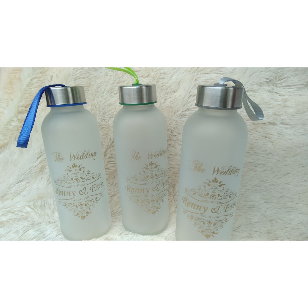 Souvenir Botol Tumbler Botol Kaca Dove Botol Minum Doff Tumbler Botol Sablon Souvenir Pernikahan 7682