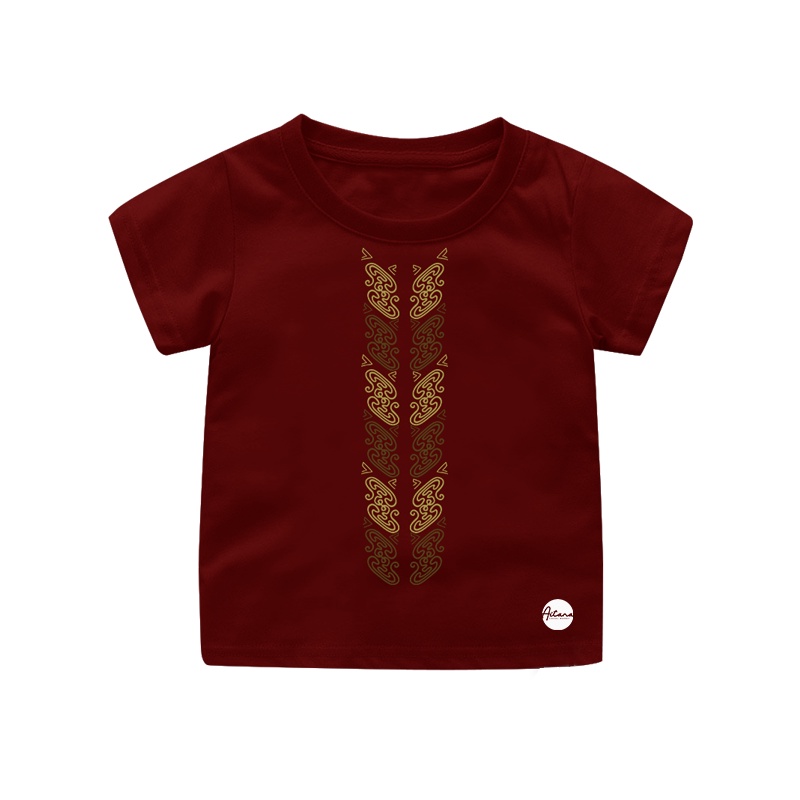 Aitana - Baju Kaos Muslim Tema Brown Ready Bayi Anak Remaja Dewasa Bahan Katun Combed 30s